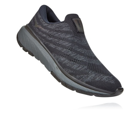 Sapatilhas Hoka One One Cavu 3 Slip Portugal - Sapatilhas Running Homem Pretas / Cinzentas - KVTQFA-462